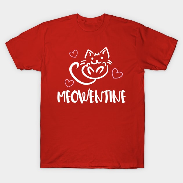 Meowentine T-Shirt by TheLeopardBear